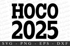 Football Hoco 2025 SVG | SVG Cut files | Cricut Product Image 1