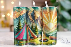 Camping Tumbler Wrap | Sublimation | Tumblers Product Image 1