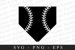 Baseball home plate SVG | Sports Svg | Game day svg Product Image 1