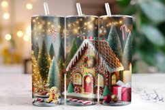 Christmas House Tumbler Wrap | Christmas Product Image 1