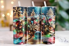 Christmas Lights Tumbler Wrap | Sublimation | Tumblers Product Image 1