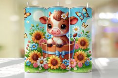 Highland Cow Tumbler Wrap | Sublimation | Tumblers Product Image 1