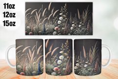 Flowers Mug Wrap Sublimation 11oz, 12oz, 15oz Product Image 1