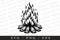 Fire Svg | Camping Svg | Svg Cut Files Product Image 1