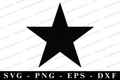 Star SVG | SVG Cut files | Cricut Product Image 1