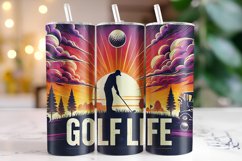 Golf life Tumbler Wrap | Sublimation | Tumblers Product Image 1