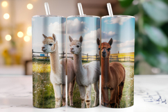 Huacaya Alpaca Tumbler Wrap | Sublimation | Tumblers Product Image 1