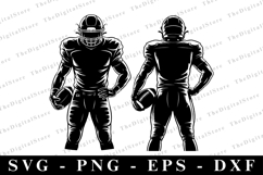 Football SVG | SVG Cut files | Cricut Product Image 1