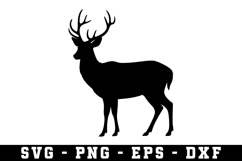 Deer Svg | Forest Svg | Svg Cut File Product Image 1