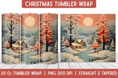 Christmas Tumbler Wrap | Christmas Sublimation | Tumbler Product Image 1