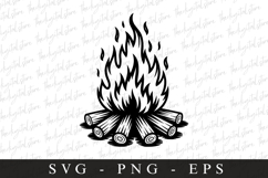 Fire Svg | Camping Svg | Svg Cut Files Product Image 1
