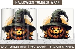 Halloween Tumbler Wrap | Halloween Design | Tumbler | Skull Product Image 1