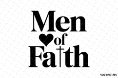 Men of Faith SVG | SVG Cut files | Cricut Product Image 1