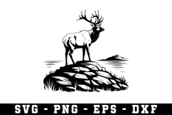 Deer Svg | Forest Svg | Svg Cut File Product Image 1