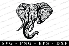 Elephant SVG | SVG Cut files | Cricut Product Image 1