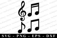 Music SVG | SVG Cut files | Cricut Product Image 1