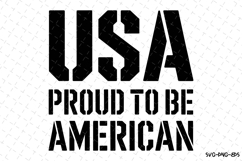 USA Proud to be American Svg Design | Svg Cut Files | Cricut Product Image 1