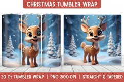 Christmas Tumbler Wrap | Christmas Sublimation | Tumbler Product Image 1