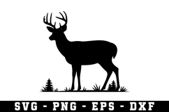 Deer Svg | Forest Svg | Svg Cut File Product Image 1