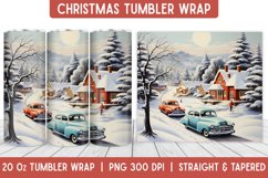 Christmas Tumbler Wrap | Christmas Sublimation | Tumbler Product Image 1