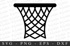 Basketball Net SVG | SVG Cut files | Cricut Product Image 1