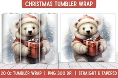 Christmas Tumbler Wrap | Christmas Sublimation | Tumbler Product Image 1