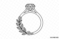 Ring SVG | SVG Cut files | Cricut Product Image 1