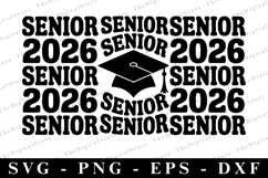 Senior 2026 svg | Graduation Svg | Svg cut file Product Image 1