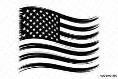 USA Flag Svg Design | Svg Cut Files | Cricut Product Image 1