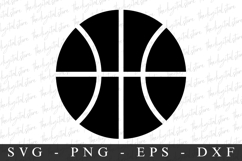 Basketball SVG | SVG Cut files | Cricut Product Image 1