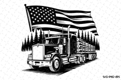 USA Firetruck Svg Design | Svg Cut Files | Cricut Product Image 1