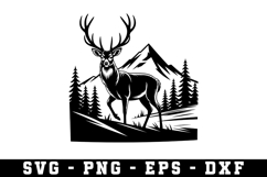 Deer Svg | Forest Svg | Svg Cut File Product Image 1