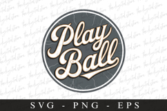 Baseball Play Ball SVG | Sports Svg | Game day svg Product Image 1