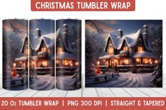 Christmas Tumbler Wrap | Christmas Sublimation | Tumbler Product Image 1