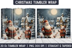 Christmas Tumbler Wrap | Tumbler | Christmas Sublimation Product Image 1