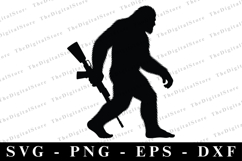 Bigfoot SVG | SVG Cut files | Cricut Product Image 1