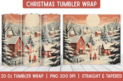 Christmas Tumbler Wrap | Christmas Sublimation | Tumbler Product Image 1