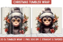 Christmas Tumbler Wrap | Christmas Sublimation | Tumbler Product Image 1