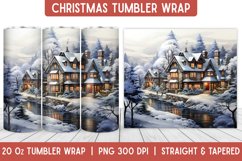 Christmas Tumbler Wrap | Christmas Sublimation | Tumbler Product Image 1