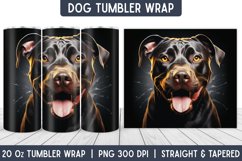Dog Tumbler Wrap | Tumbler Designs | Sublimation Designs Product Image 1