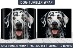 Dog Tumbler Wrap | Tumbler Designs | Sublimation Designs Product Image 1