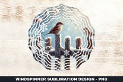 Christmas Wind Spinner Sublimation Design Product Image 1