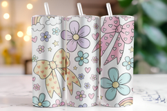 Bow Tumbler Wrap | Sublimation | Tumblers Product Image 1