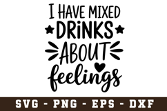 I have mixed drinks svg | Svg Files for Cricut Product Image 1