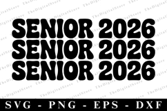 Senior 2026 svg | Graduation Svg | Svg cut file Product Image 1