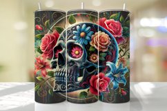 Skull Tumbler Wrap | Sublimation | Tumblers Product Image 1