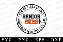 Senior 2k26 svg | Graduation Svg | Svg cut file Product Image 1