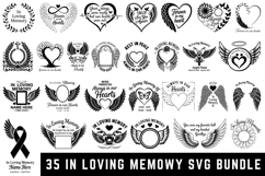In Love Memory Svg Bundle|Love Memory SVG Cut files Product Image 1