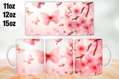 Flowers Mug Wrap Sublimation 11oz, 12oz, 15oz Product Image 1
