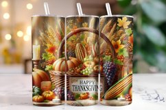 Happy Thanksgiving Tumbler Wrap | Sublimation | Tumblers Product Image 1